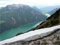 Achensee Blick vom Grat Seekarspitze - Seebergspitze