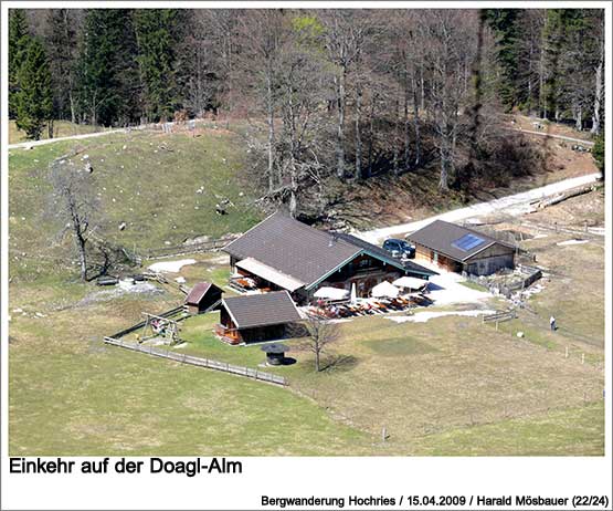 Einkehr auf der Doagl-Alm