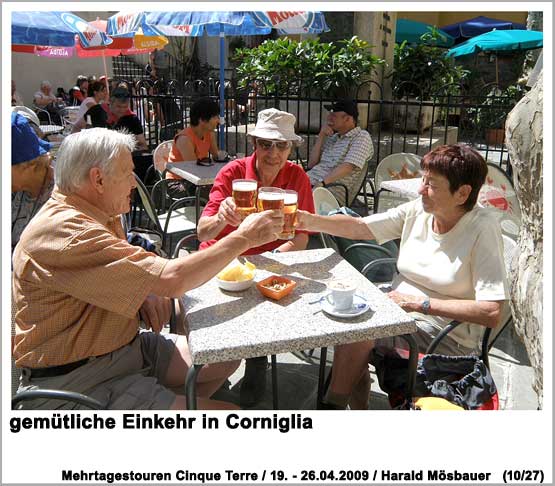 gemütliche Einkehr in Corniglia