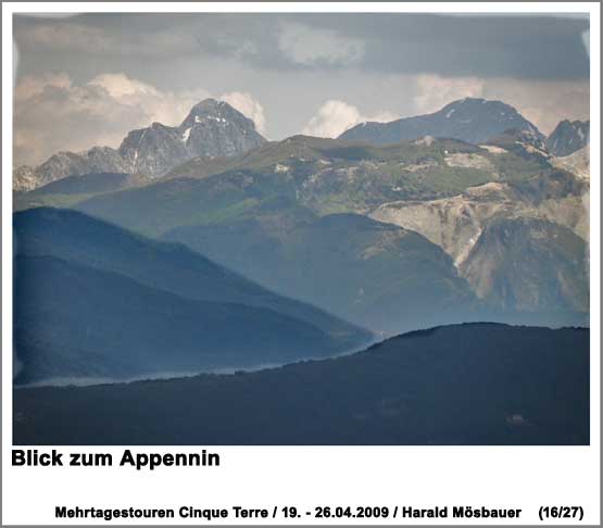 Blick zum Appennin