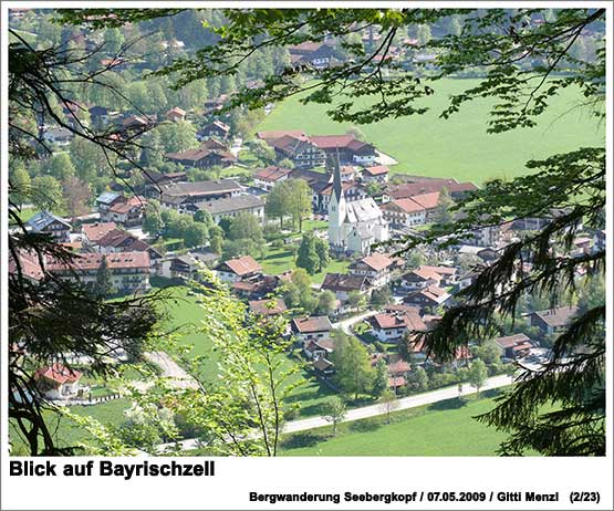 Blick auf Bayrischzell