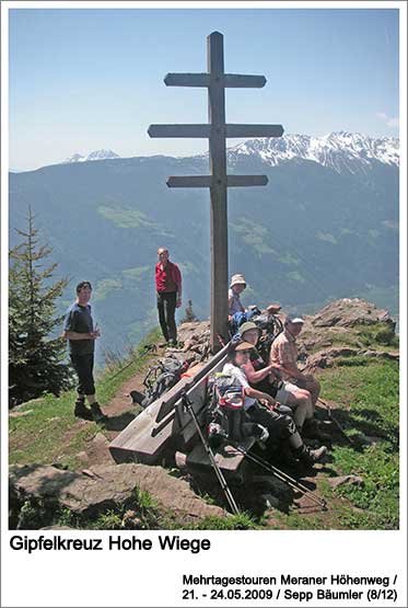 Gipfelkreuz Hohe Wiege