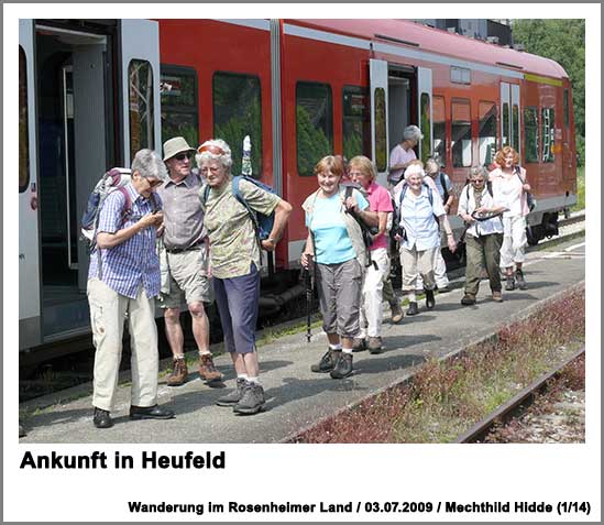 Ankunft in Heufeld