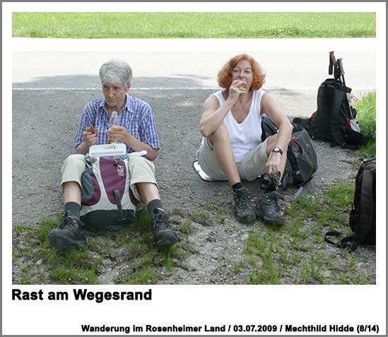 Rast am Wegesrand