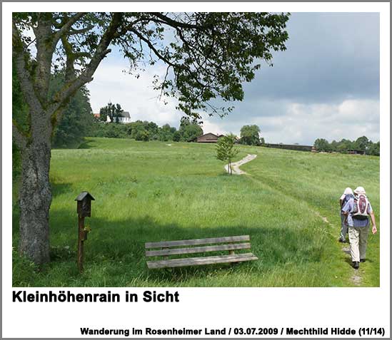 Kleinhöhenrain in Sicht