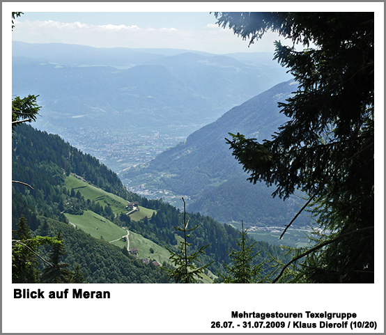 Blick auf Meran