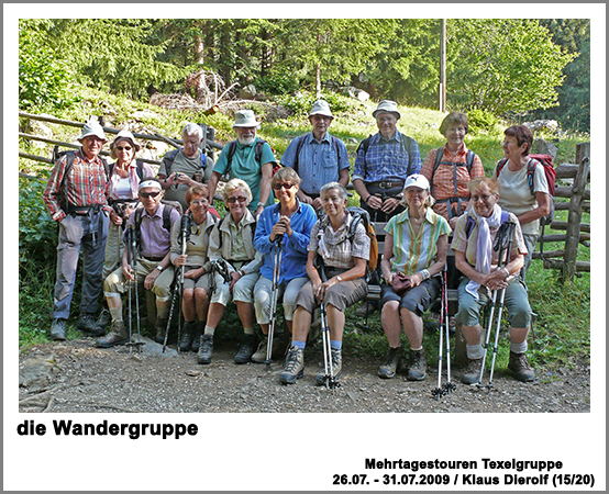 die Wandergruppe