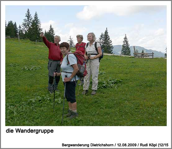 die Wandergruppe