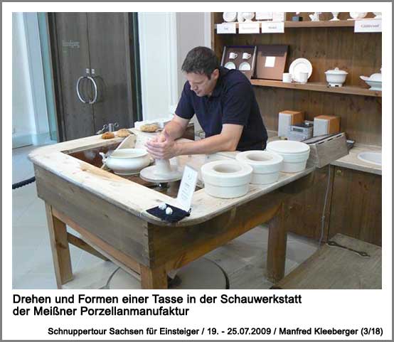 Schauwerkstatt der Meißner Porzellanmanufaktur