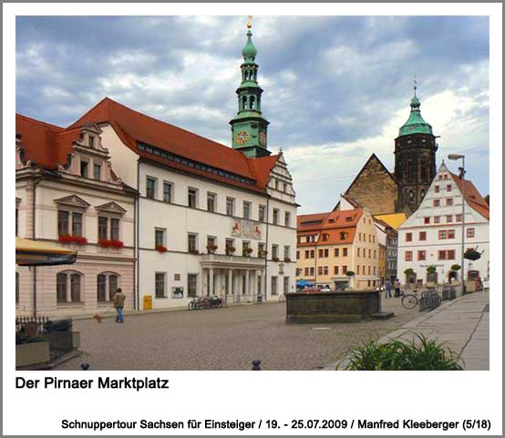 Der Pirnaer Marktplatz