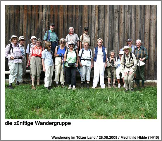 die zünftige Wandergruppe