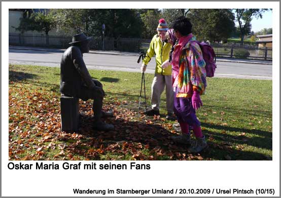 Oskar Maria Graf mit seinen Fans