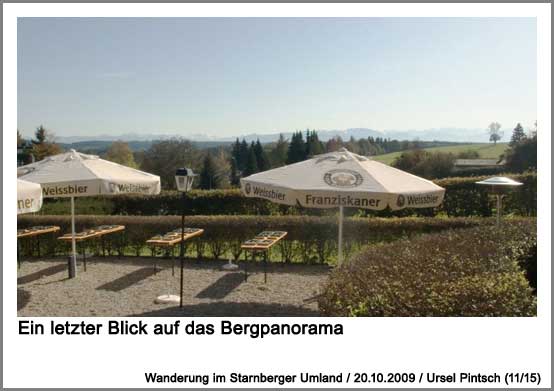 ein letzter Blick auf das Bergpanorama