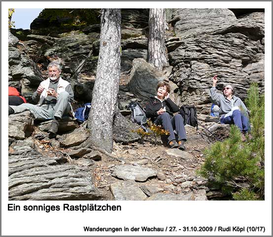 ein sonniges Rastplätzchen