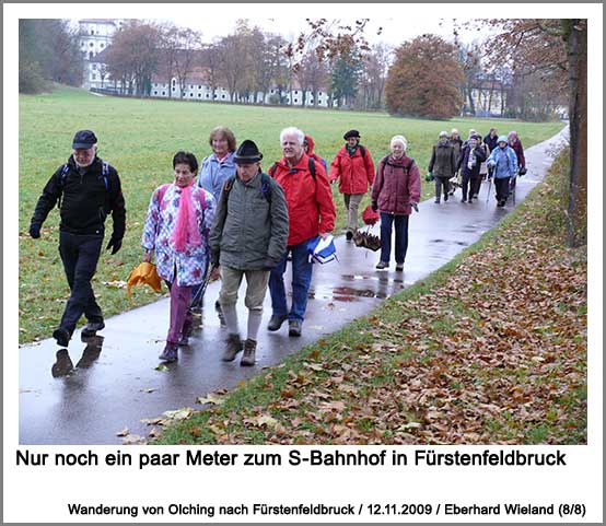 Nur noch ein paar Meter zum S-Bahnhof in FFB