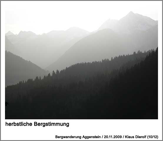 herbstliche Bergstimmung