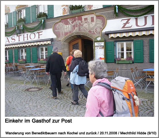 Einkehr im Gasthof zur Post