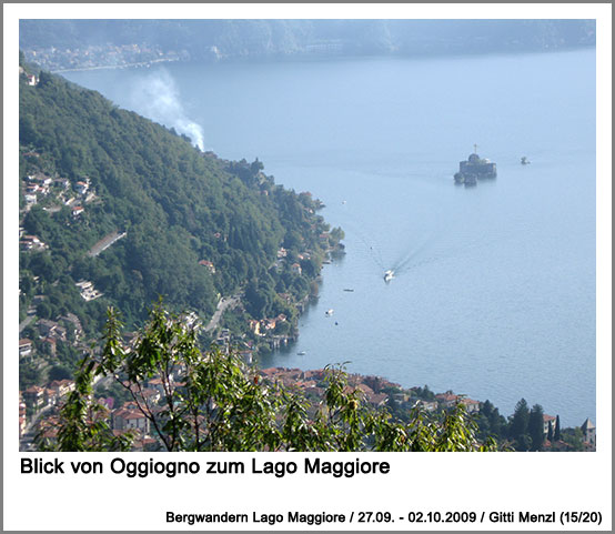 Blick von Oggiogno zum Lago Maggiore