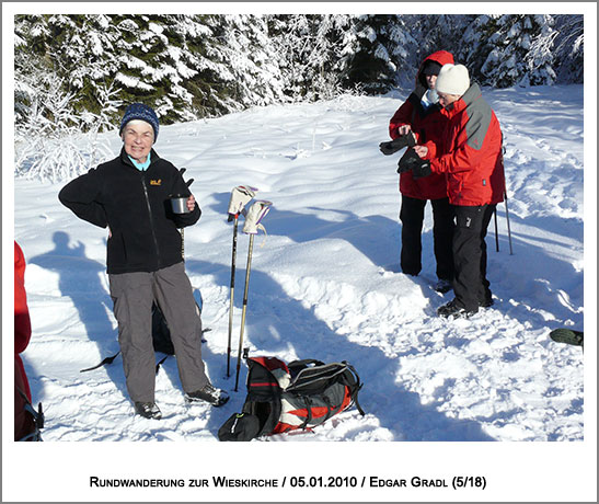 eine kleine Rast