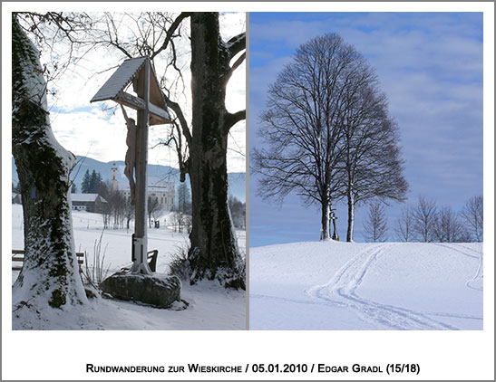 zahlreiche Wegekreuze im Pfaffenwinkel