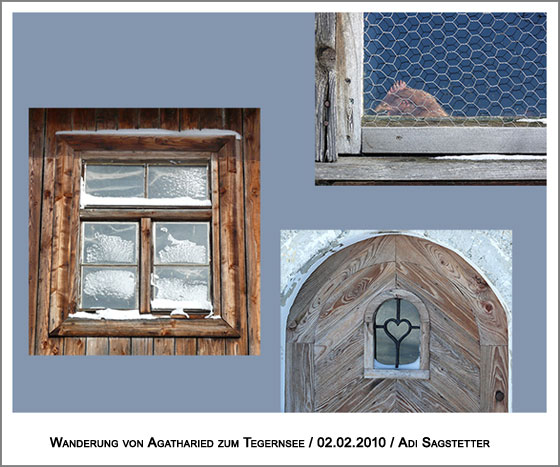 unterschiedliche Fenster und Türen