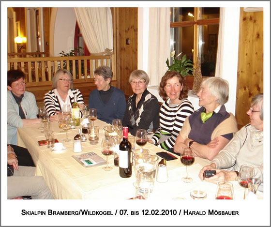 gemütlicher Abschlussabend im Hotel