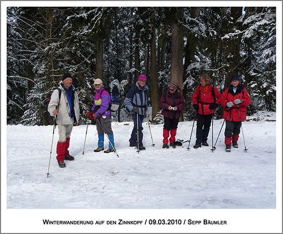 kleine aber aktive Seniorengruppe