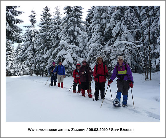 mit Schneeschuhen spurt's es sich leichter