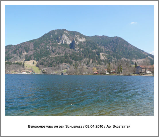 Blick über den See auf Hohenwaldeck