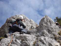 Klettern Tannheimer Hütte