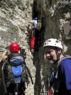 Wandern und Klettersteigln in Südtirol