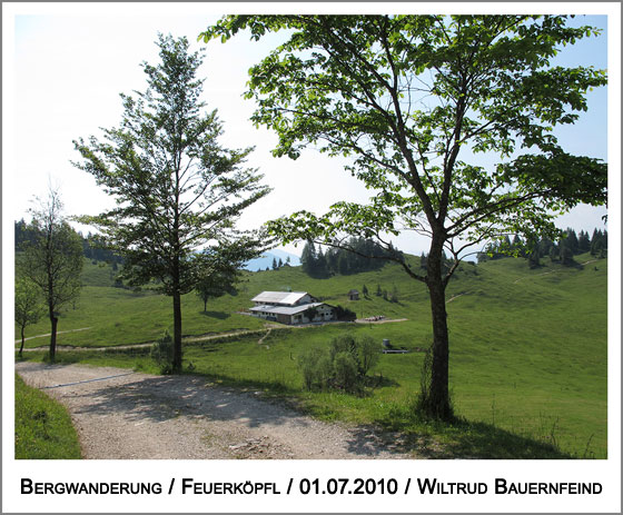 an der Höhlensteinalm vorbei