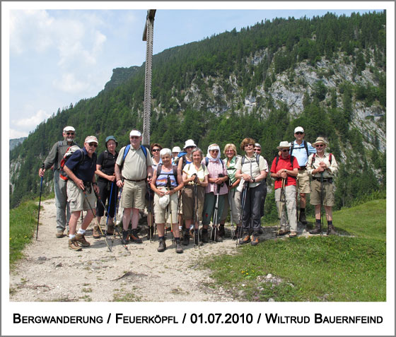 die zünftige Wandergruppe