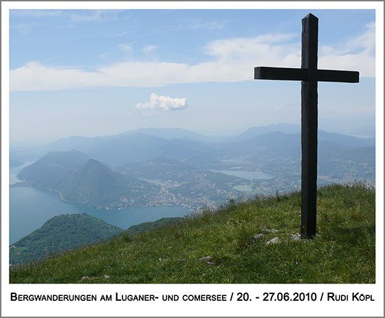 Gipfelkreuz des Monte Boglia