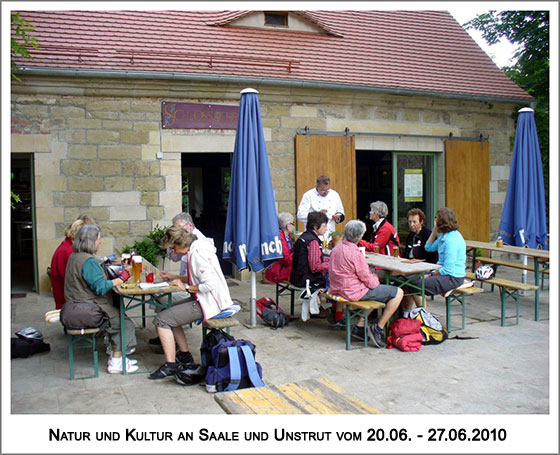 Rast auf der Burg Goseck