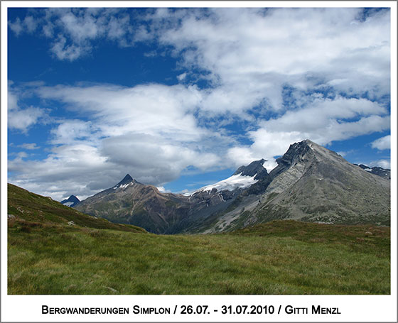 Blick zum Monte Leone und Wasenhorn