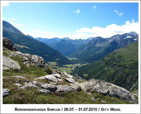 Blick in Richtung Simplon Dorf