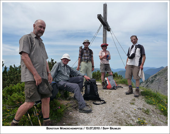 der Plumsjoch-Gipfel