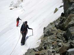 Berner Oberland, Abstieg Finsteraarhorn