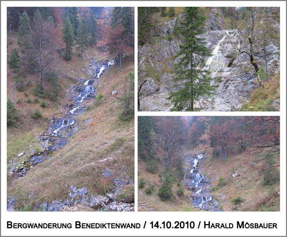 etliche Wasserfälle am Wegesrand