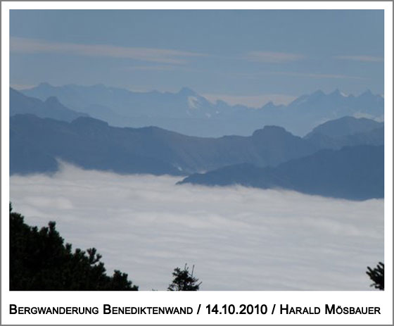 Weitblicke über den Wolken