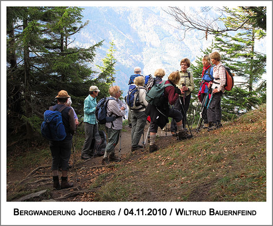 eine Verschnauf- und Schaupause