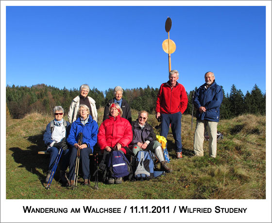 die Gruppe in der warmen Sonne