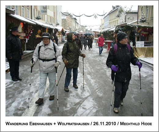 der Weihnachtsmarkt wird bald eröffnet