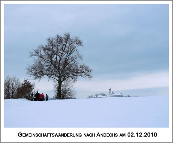 Andechs in Sicht