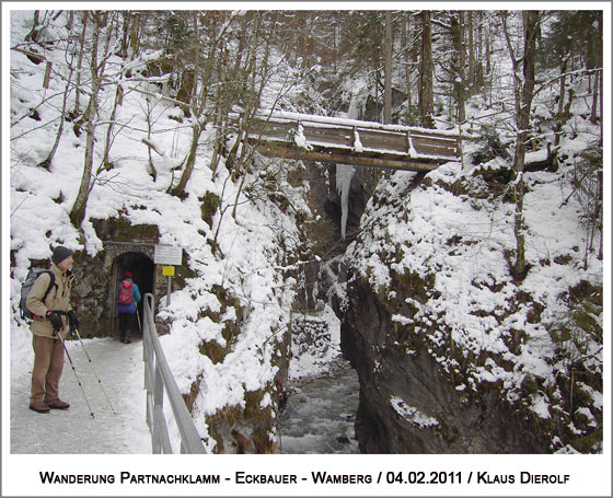 der Eingang zur Partnachklamm