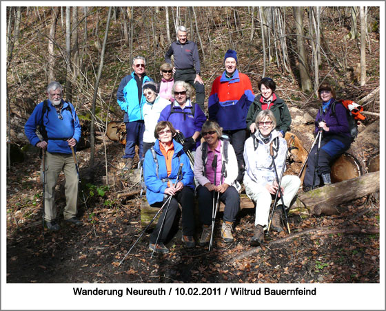 die wanderfreudige Gruppe