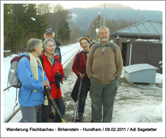 das Warten am Bahnhof Fischbach-Hammer auf die BOB