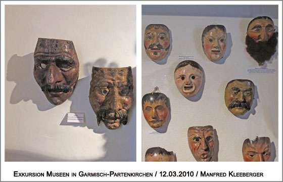 alte Larven und Masken