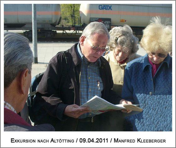 vorsorglich den Stadtplan in der Hand